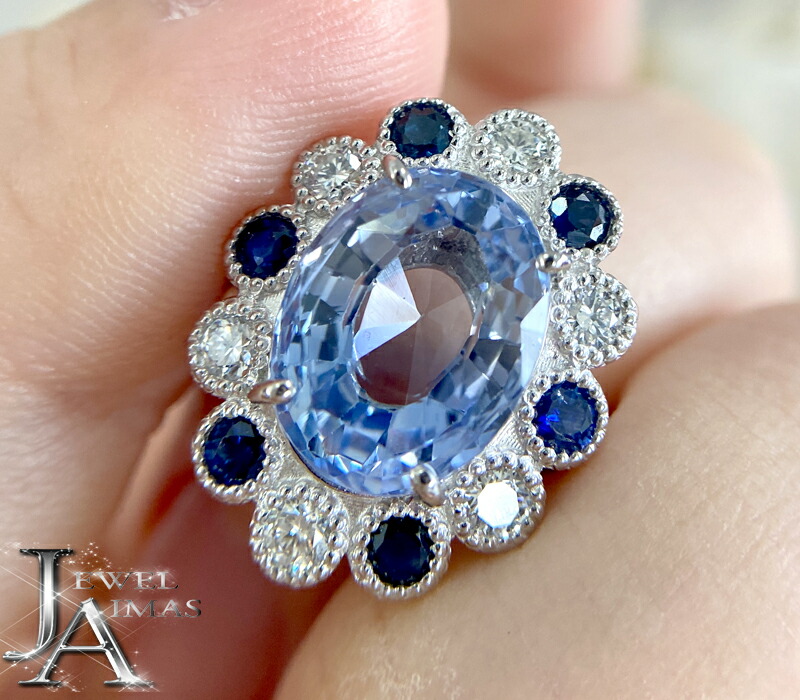 楽天市場】スリランカ産非加熱サファイア ブルーサファイア 6.48ct