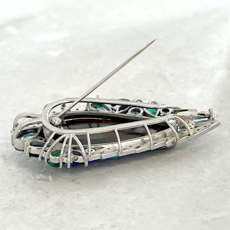 楽天市場】ボルダーオパール 28.25ct ブローチ/ペンダントトップ PT900