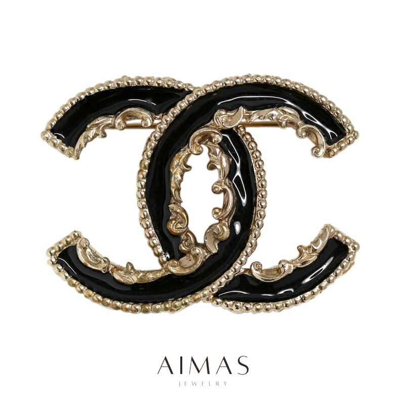 シャネル CHANEL ブローチ ゴールド ココマーク 船舵 シャネル CHANEL