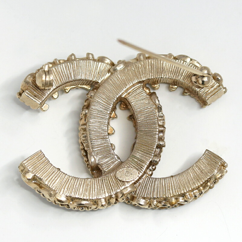 楽天市場】【CHANEL】シャネル ココマーク ブローチ GP エナメル B13C