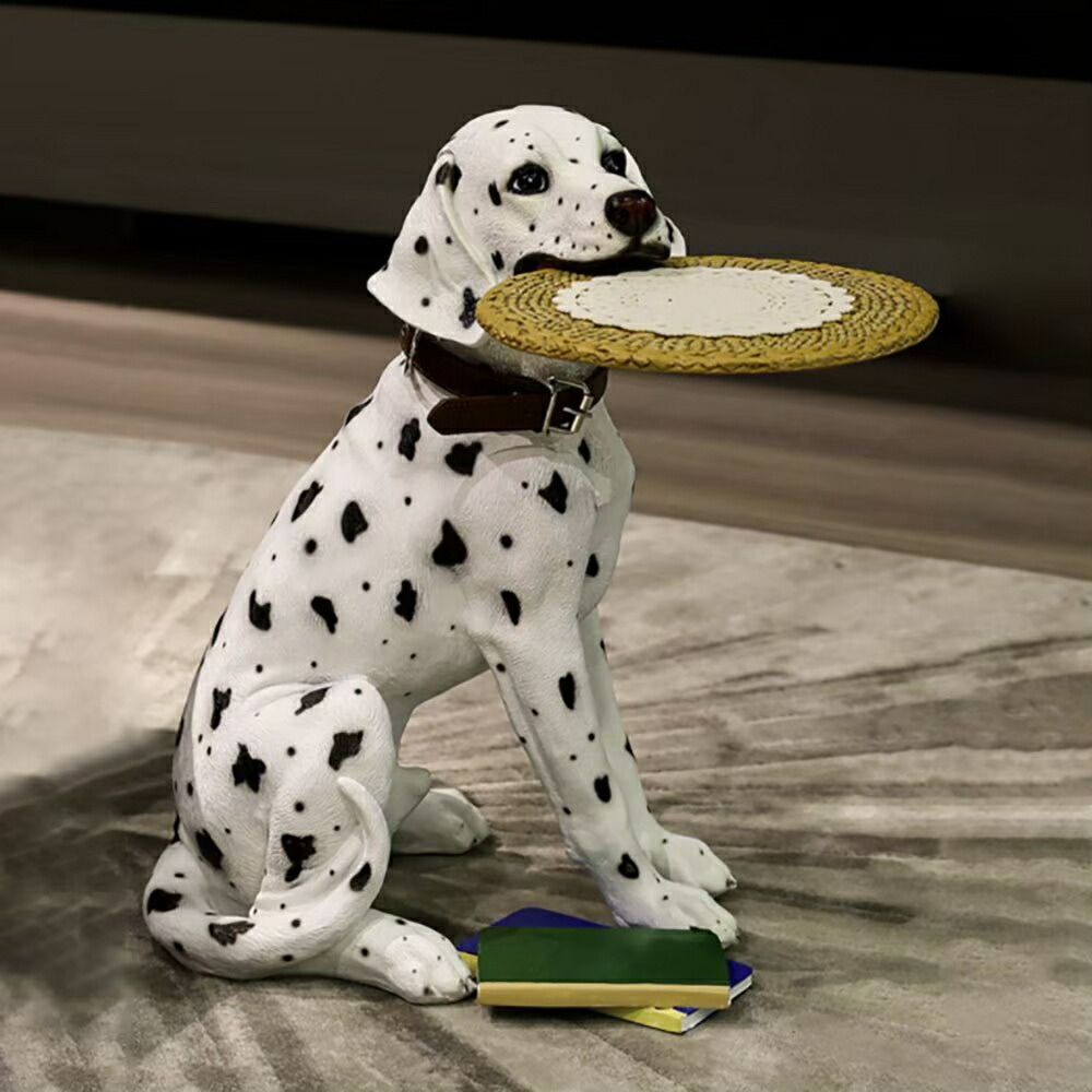 ストア ダルメシアン陶器置物 イタリア製 ダルメシアン（陶器