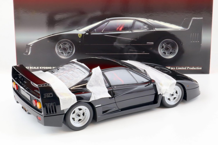 楽天市場】京商 1/12 フェラーリ F40 ブラック ダイキャスト KYOSHO 1