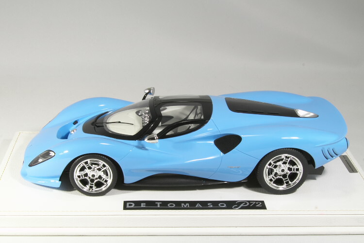 楽天市場】ピーコ 1/18 デトマソ P72 ブルー PEAKO 1:18 De Tomaso P72
