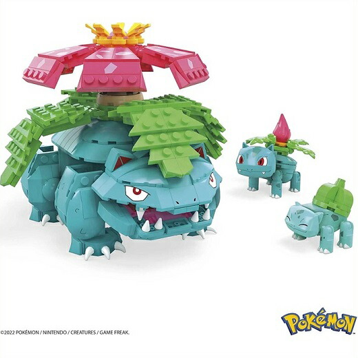 楽天市場】【Mega】 メガブロック ポケモン フシギバナ フィシギダネ