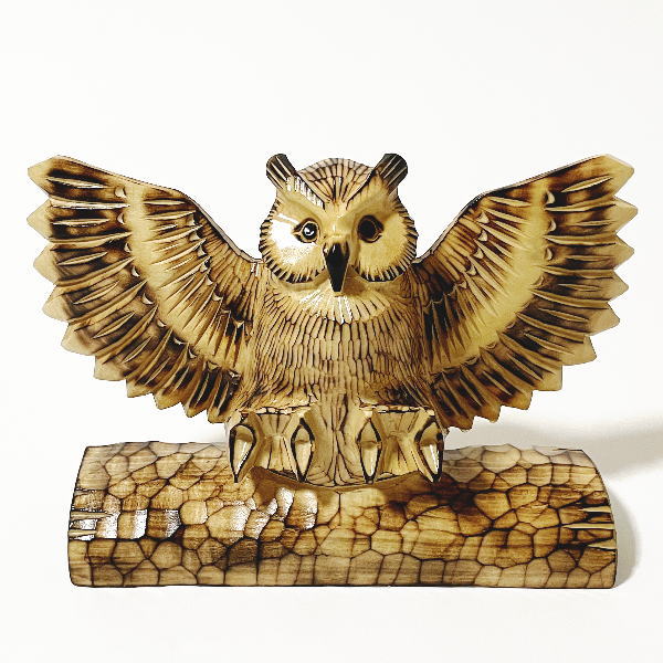 オブジェ 木彫り 梟 置物」の人気商品一覧 | 安い商品を通販サイトから