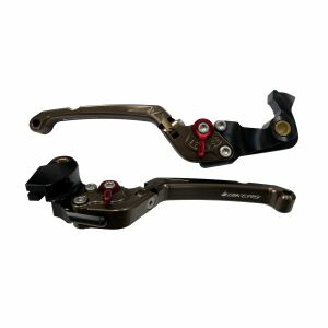BIKERS】BIKERS K0512-TIN レバーセット 可倒式 フラットタイプ チタン