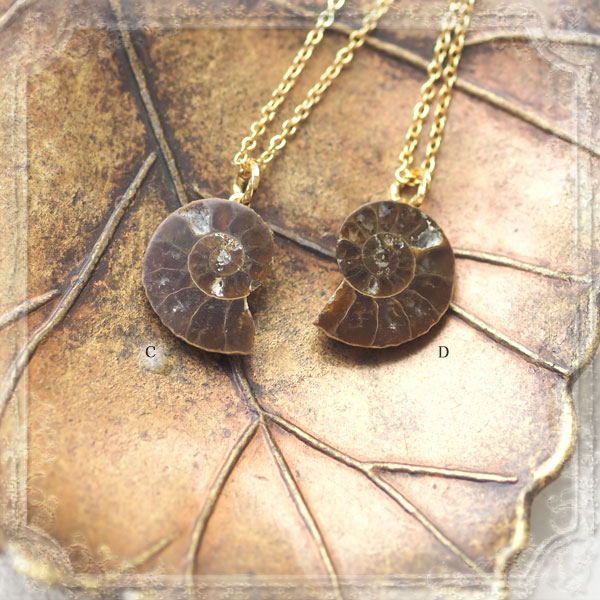 楽天市場】【化石宝石アンモナイト】ハンドメイド1点ものペンダント