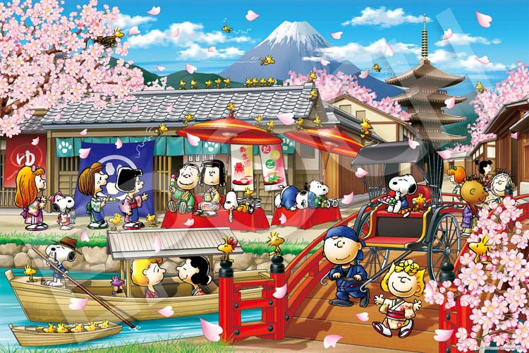 楽天市場】ジグソーパズル スヌーピー イン ジャパン(スヌーピー) 1000
