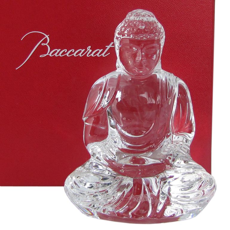 楽天市場】【名入れ可有料】バカラ フィギュア ブッダ 仏陀 クリア