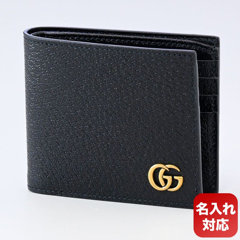 8*様 GUCCI ゴールド 二つ折り財布 グッチ GGマーク GUCCI GGマーク
