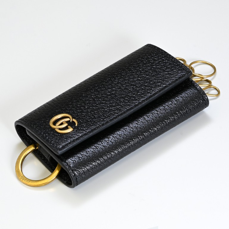 美品 GUCCI グッチ キーケース マーモント GGロゴ 6連 レザー GUCCI