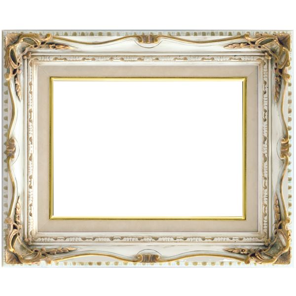 額縁】4枚セットF6&F4☆木製油彩額・枠のみ・グレー・ベージュ