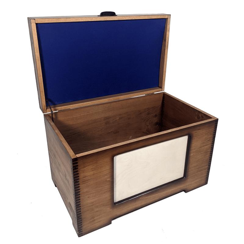 木箱 アメリカ製 トランク ビンテージ 国旗 ボックス Relic Wood