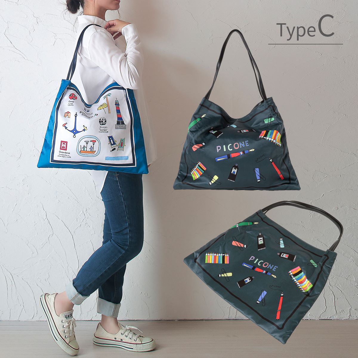 楽天市場】【最大49倍】スカーフバッグ 柄 スカーフ柄 トートバッグ