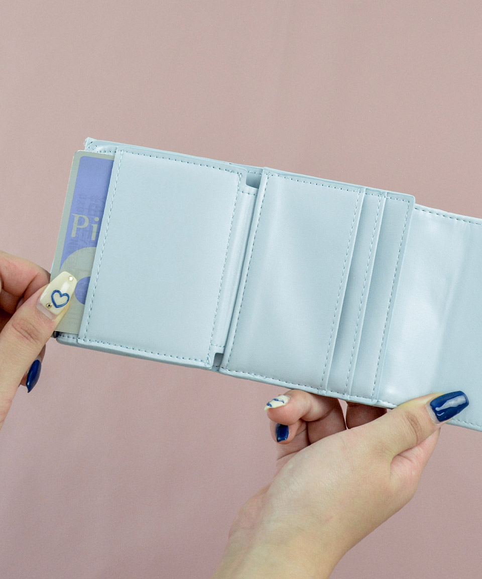 楽天市場】三つ折り財布 三つ折り 財布 ミニ財布 キルティング ミニ