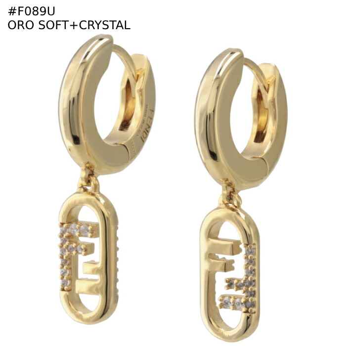 楽天市場】フェンディ FENDI ピアス FENDI O'LOCK FFロゴ パヴェ オー