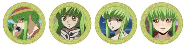 コードギアス推しキャラ缶バッジC.C.