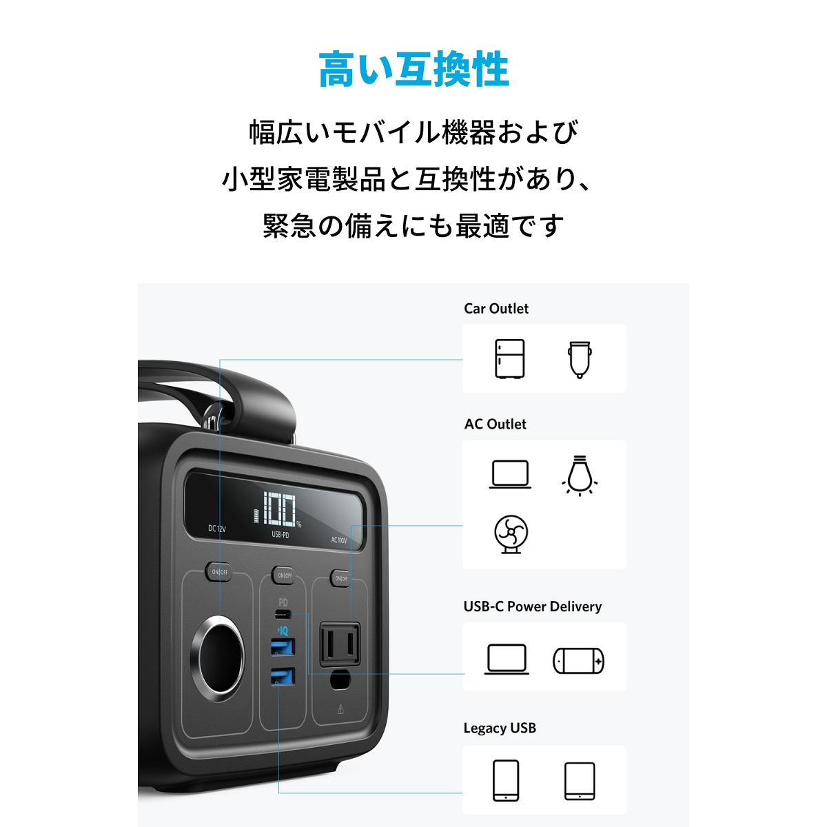 楽天市場】ポータブル電源 Anker PowerHouse 200 (213Wh / 57600mAh