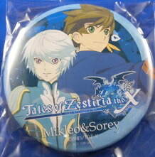 テイルズオブゼスティリア スレイ＆ミクリオ ufotable 缶バッジ 楽天
