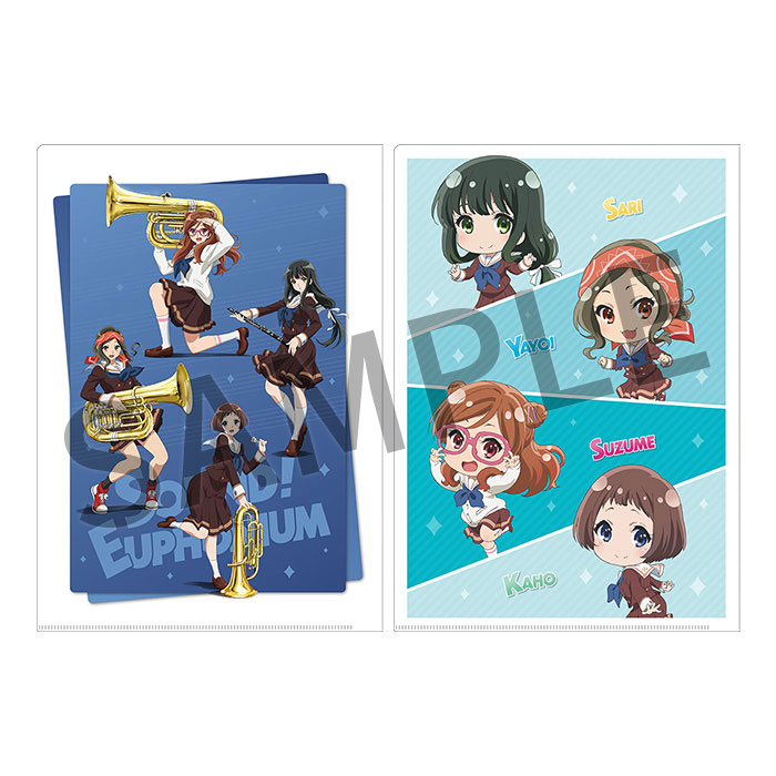 C105 響け！ユーフォニアム ダイカットメモ グッズセット ミニクリア