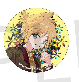 鏡音レン 缶バッジ スイーツ チョコレート風 ムービック 未開封 鏡音