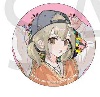 プロセカ 小豆沢こはね グリッター缶バッジ 28B プロジェクトセカイ