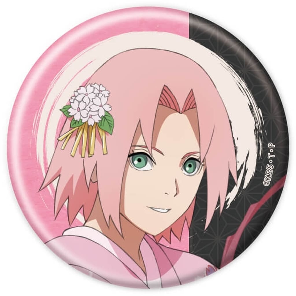 NARUTO疾風伝 春野サクラ 缶バッジ サンリオ NARUTO疾風伝 春野サクラ