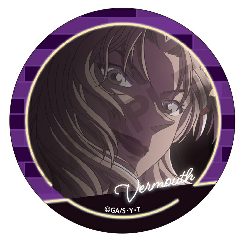 ベルモット 缶バッジ fan's selection 名探偵コナン ベルモット 缶