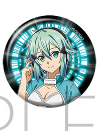 ソードアート・オンライン 極楽湯 シノン 缶バッジ ソードアート