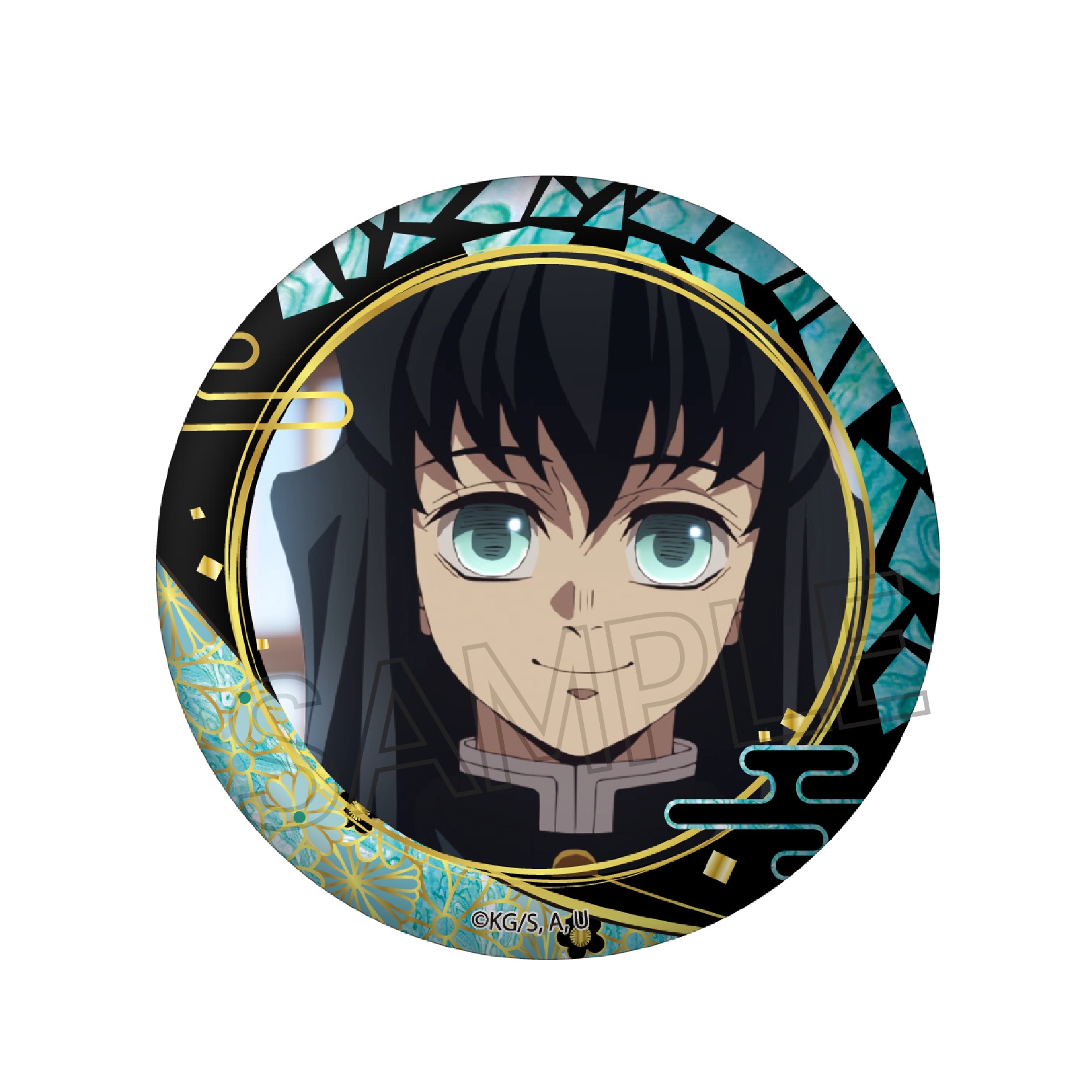 鬼滅の刃 モクテルバー 缶バッジ 時透無一郎 ロト くじ 即日