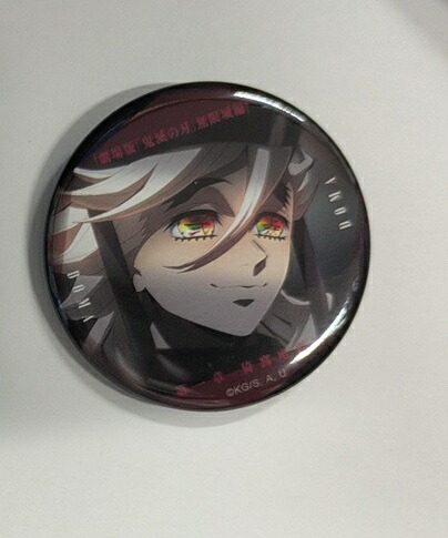 鬼滅の刃 アクキー 缶バッジ ステッカー 童磨 しのぶ 4点セット