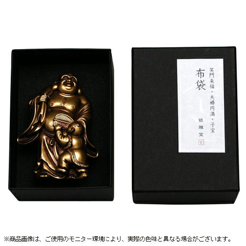 楽天市場】縁起物 置物 七福神〔布袋尊〕シルキーゴールド 日本製