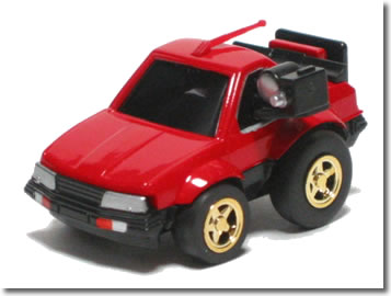 マシンXです！！西部警察 赤 ミニカー 透明ケース入り 3台セット