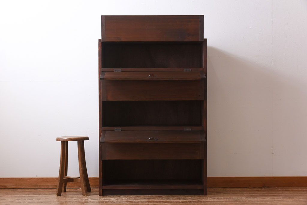 楽天市場】【オーダー注文・受注生産商品】 収納棚 パタパタ扉 古材