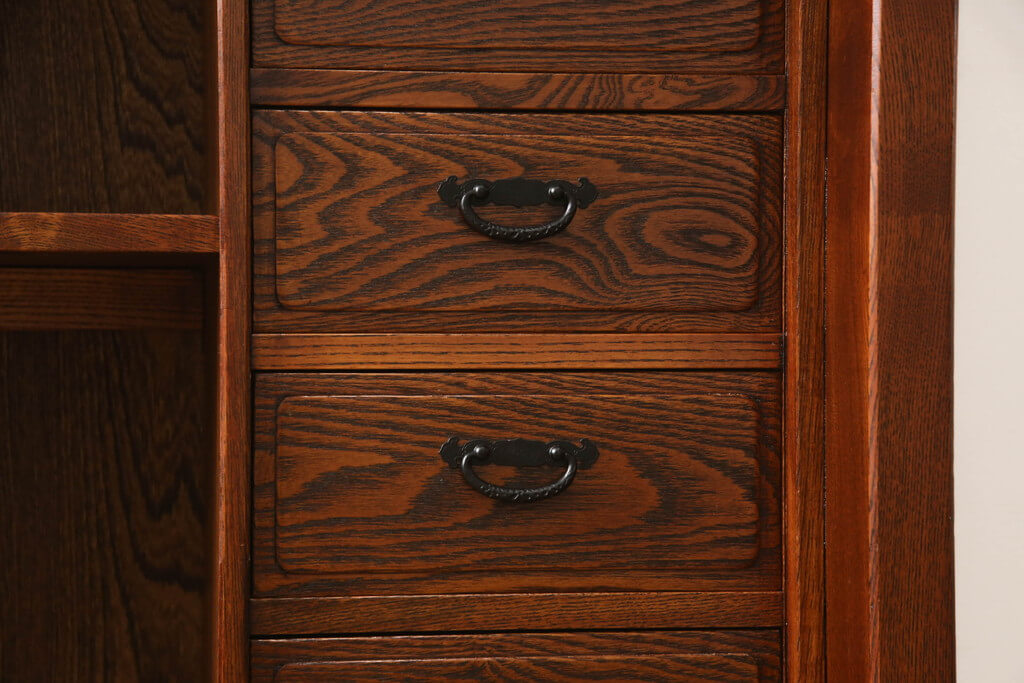 九州民芸家具 サイドボード リビングボード 水屋箪笥 キャビネット 古