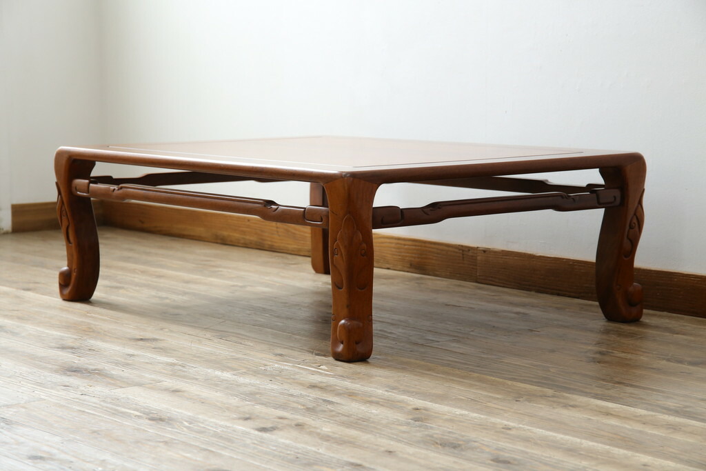 楽天市場】【中古】 座卓 指物工芸家具 井上昇山作 花梨材 カリン材 漆