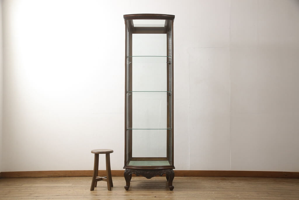 楽天市場】イギリスアンティーク 縦型ガラスケース 最高級マホガニー材