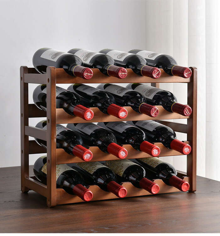 フランスアンティーク ワインラック ワインホルダー 6本 木製ハンドル