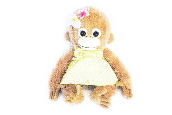 楽天市場】【ベイビーココとナツ】ぬいぐるみ【M】【ドットワンピース