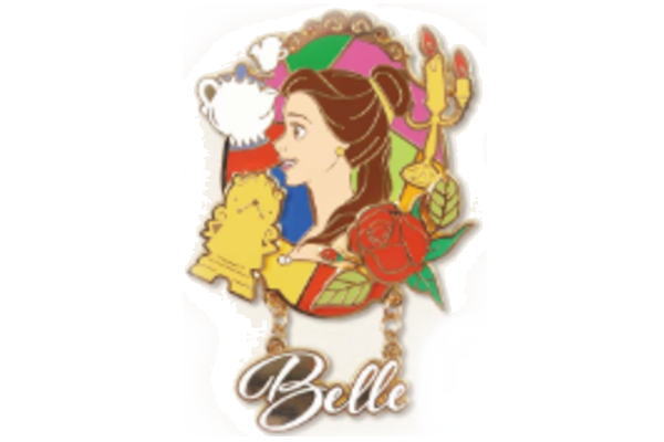 美女と野獣 ベル&ビースト他ピンバッジ/ディズニープリンセス等 10点