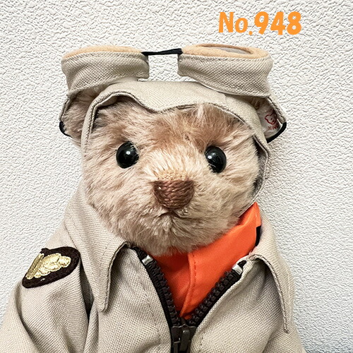 JAL Teddybear テディベアJAL SHOP1000体限定アンティーク 希少】JAL