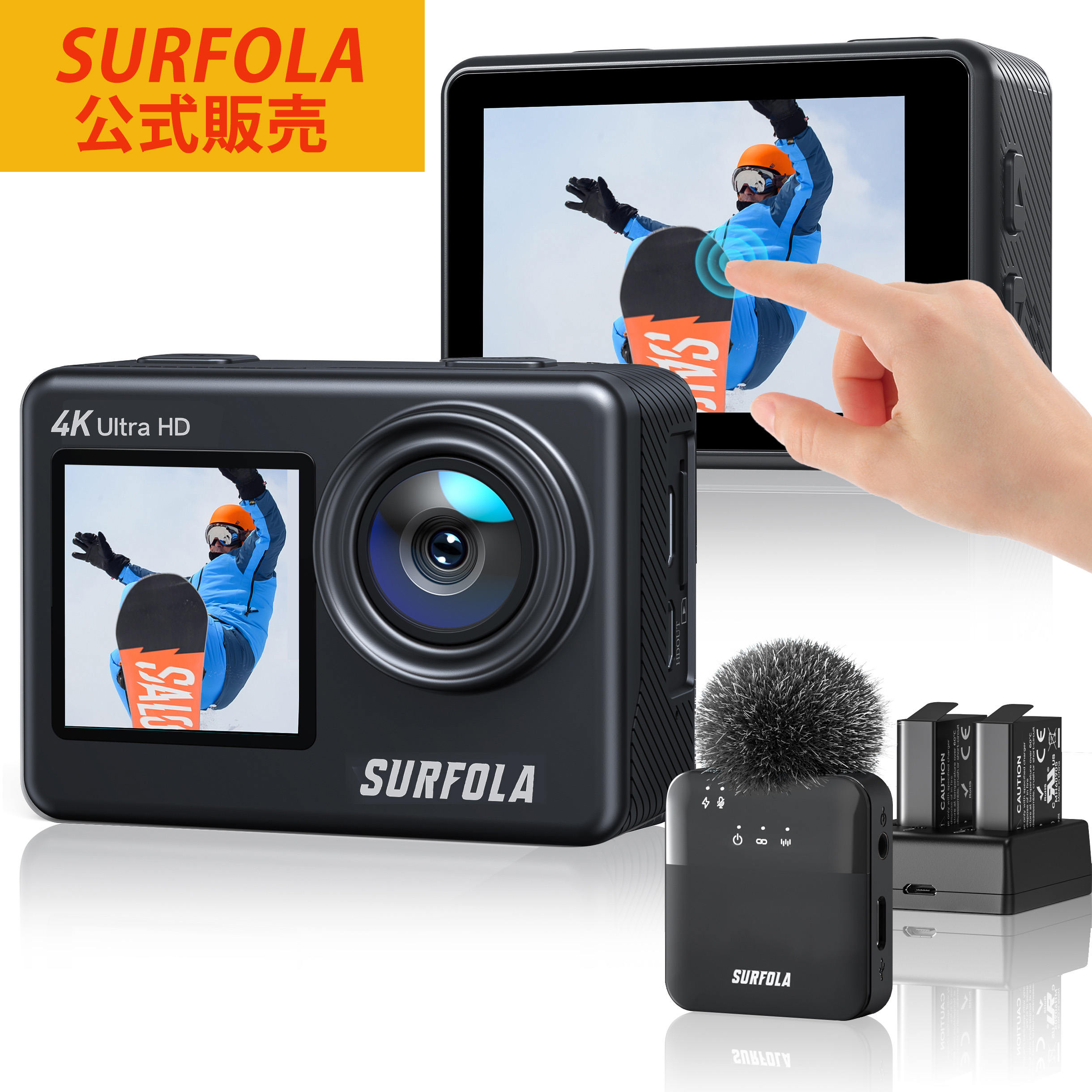 匿名便/ネコポス】フル4K高画質/WIFI アクションカメラ /SONY IMX258