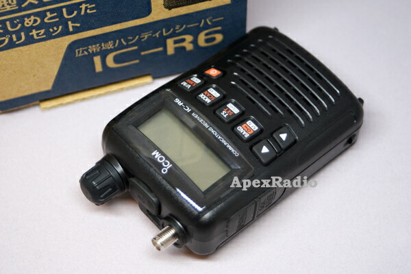 楽天市場】IC-R6 広帯域受信機 （受信改造済）アイコム ハンディ