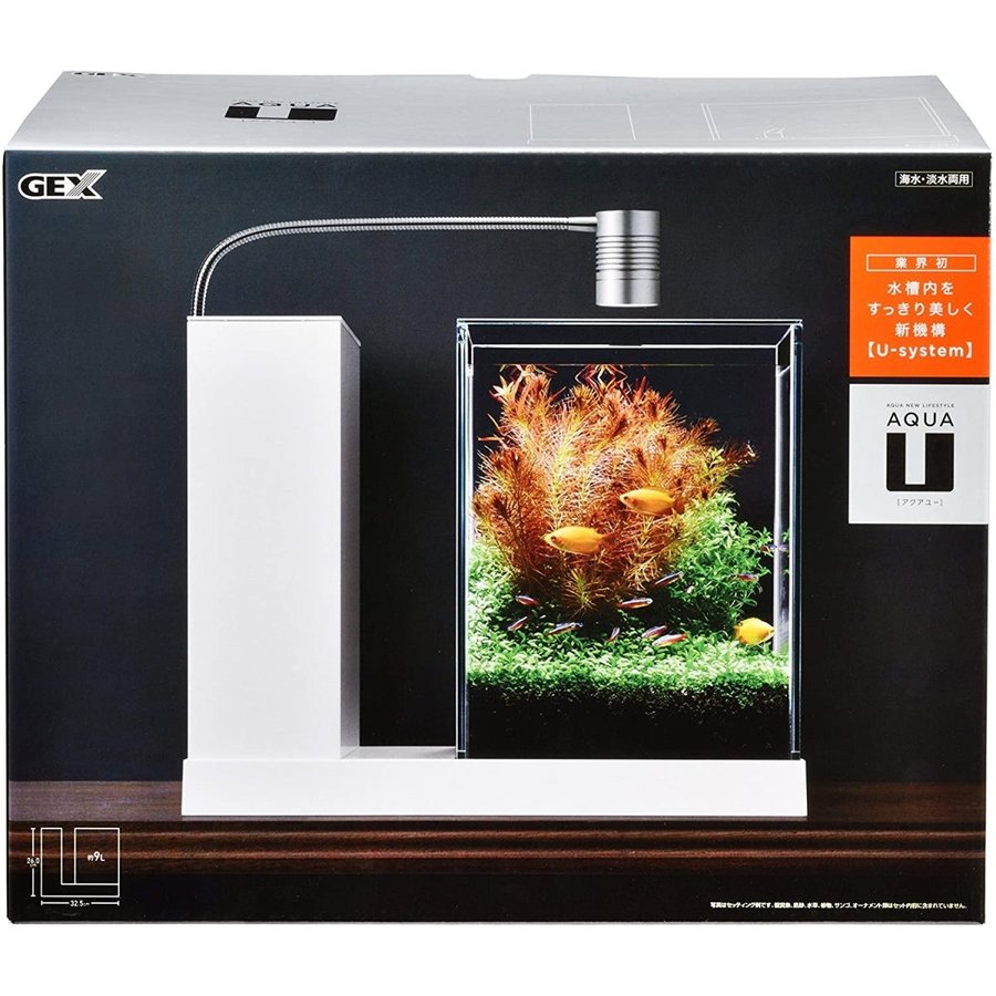 楽天市場】GEX AQUA-U (アクアユー)オールインワン水槽セット