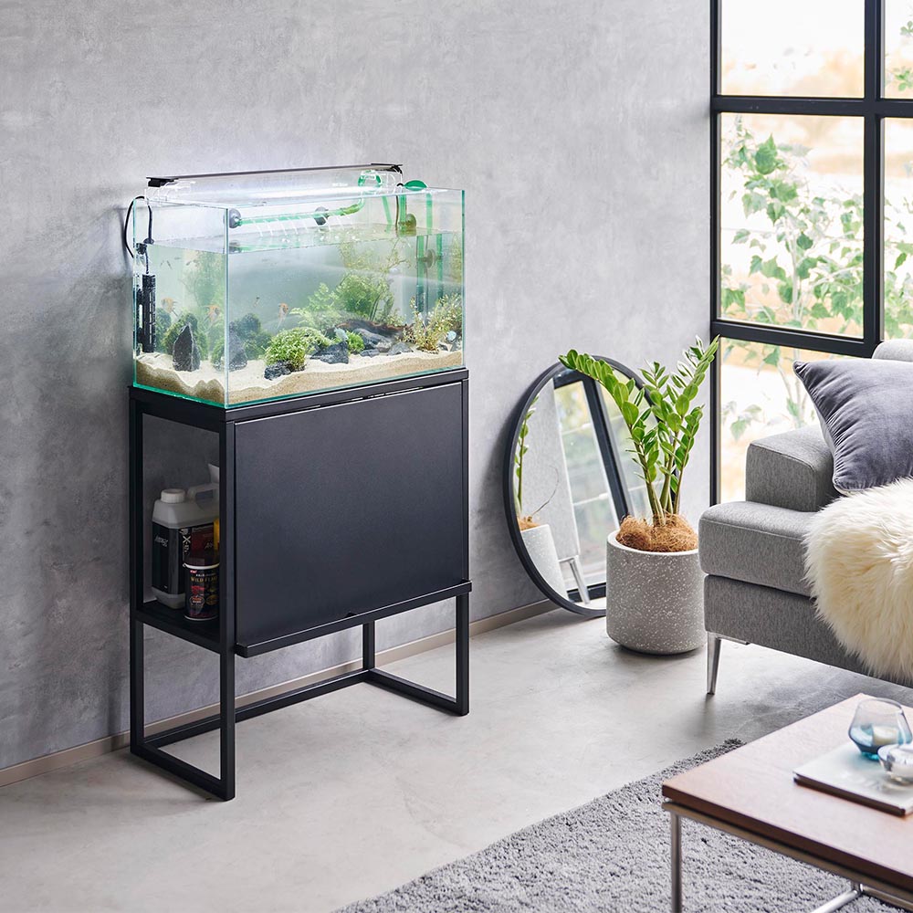 水槽ラック タワー tower 山崎実業 ]水槽台 おしゃれ 水槽棚 60cm 2段