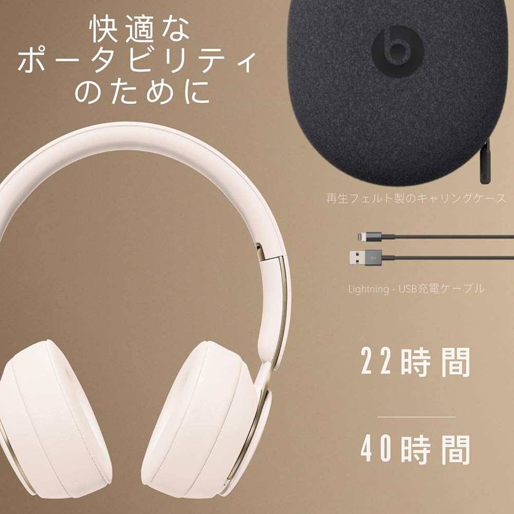 Beats SOLO PRO ワイヤレスヘッドホン ホワイト Amazon.co.jp: Beats
