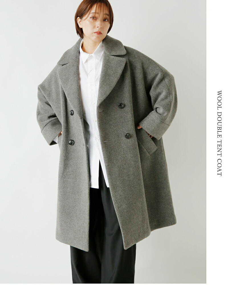 楽天市場】TICCA ティッカ ウール ダブル テント コート tbea-241