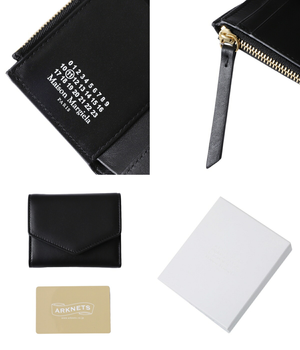 楽天市場】[送料無料]Maison Margiela : ZIP COMPACT TRI FOLD