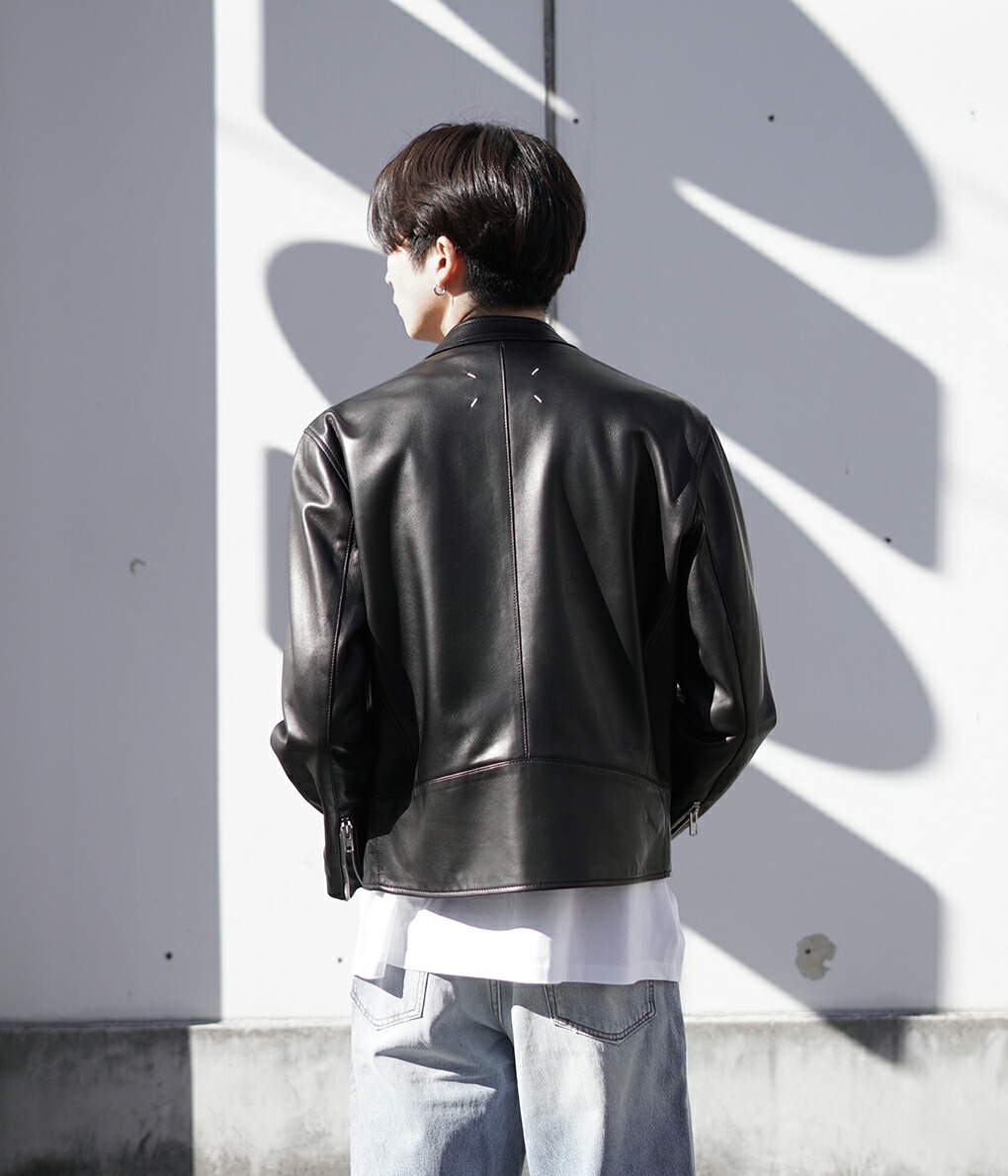 楽天市場】[送料無料]Maison Margiela : 5-ZIP LEATHER JACKET