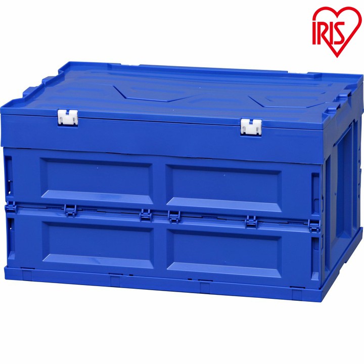 楽天市場】収納ボックス 折りたたみ コンテナボックス ふた付き 40L